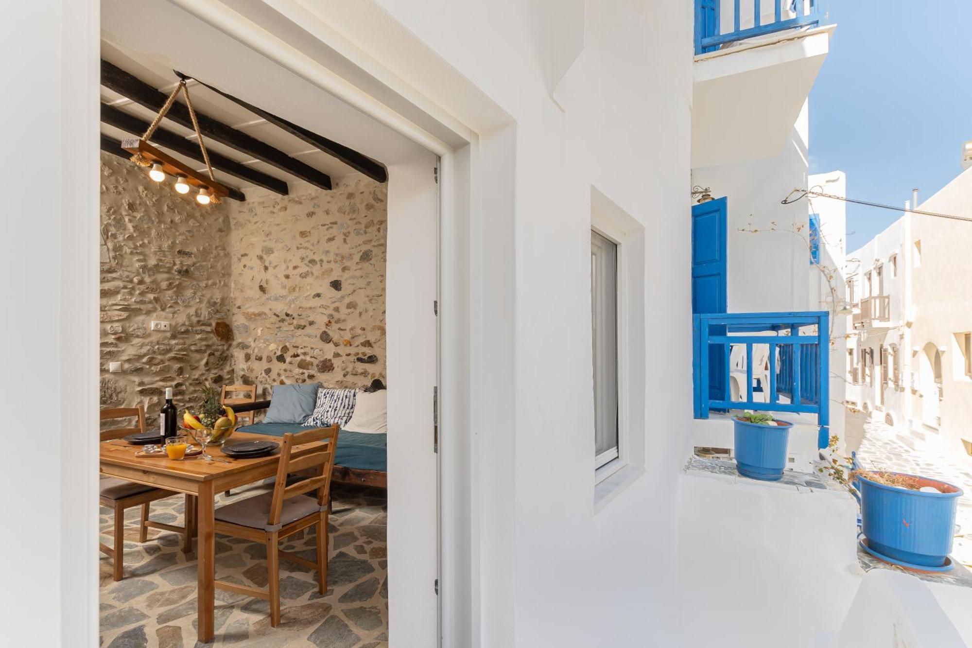 Naxos CityThe White Stone House公寓 外观 照片