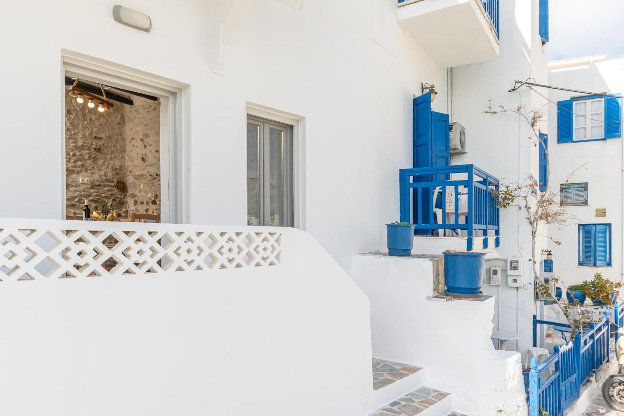 Naxos CityThe White Stone House公寓 外观 照片
